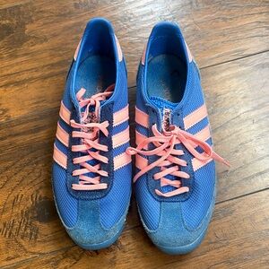 Adidas Blue & Pink Retro Sneakers